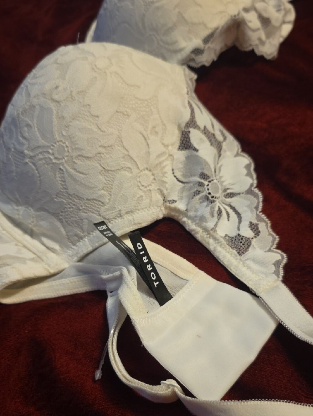 torrid Ivory Lace Underwire Bra Size 38DDD - Picture 3 of 4